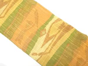 抽象模様織り出し　名古屋帯